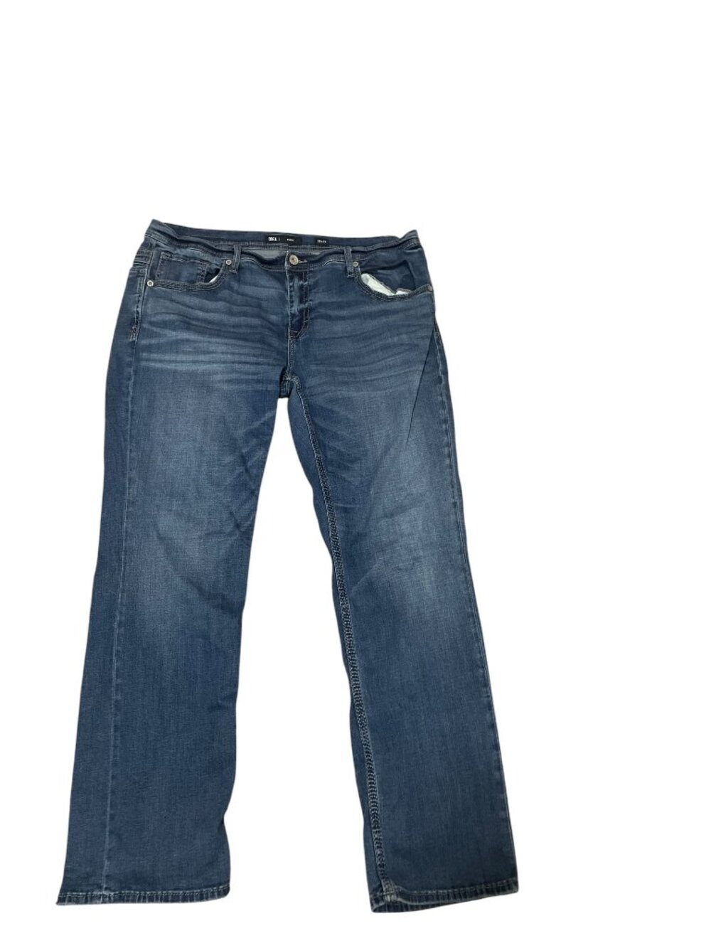 BKE Derek Stretch Relaxed Fit Bootcut STYLE# ABS12161 Denim Blue Jeans Men's 38
